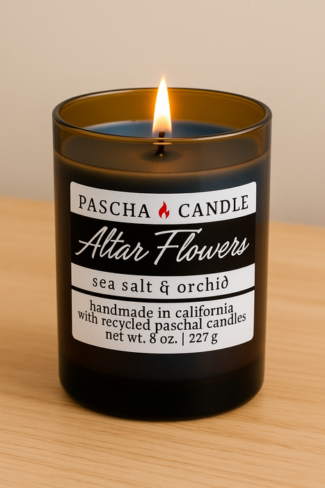 Altar Flowers Candle