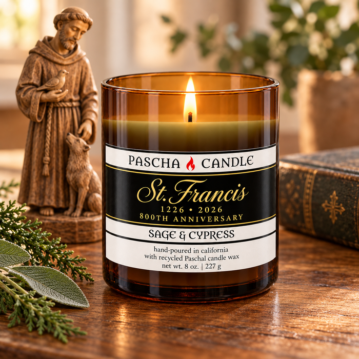 St. Francis Candle