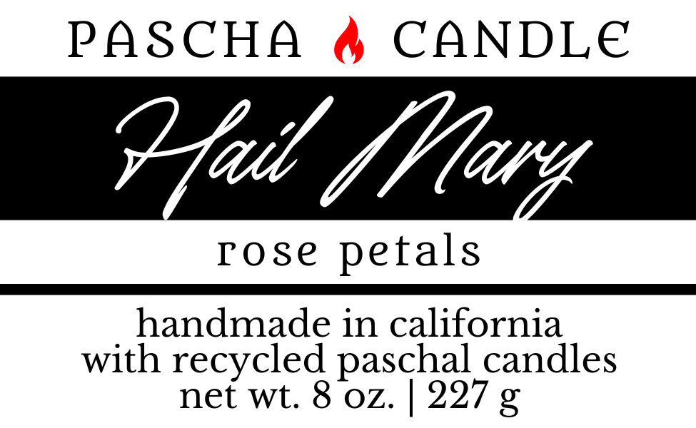 Hail Mary Candle