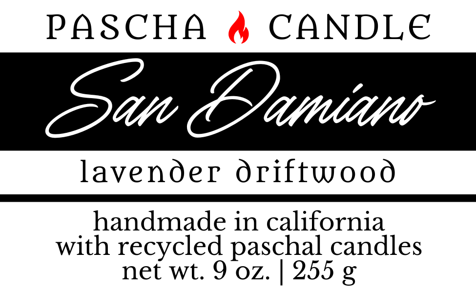 San Damiano Candle