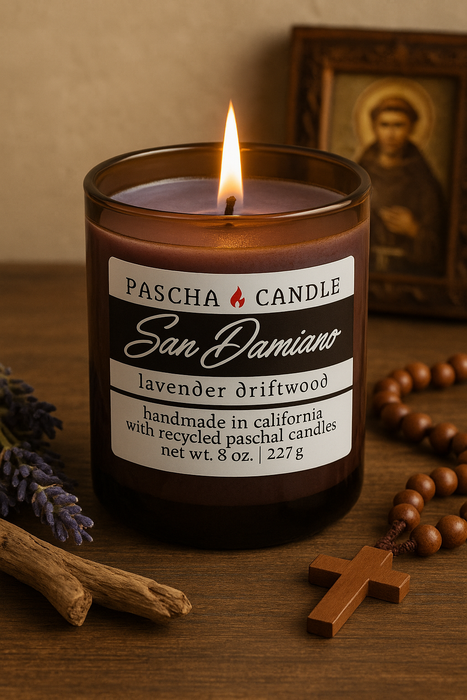 San Damiano Candle