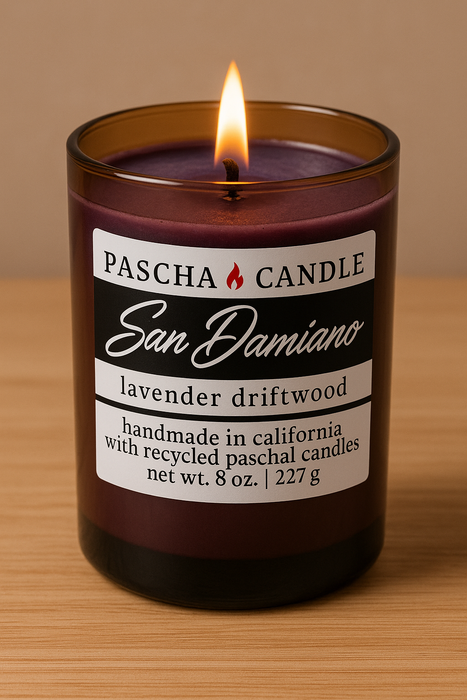 San Damiano Candle