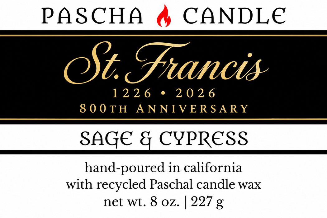 St. Francis Candle