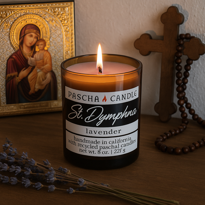 St. Dymphna Candle